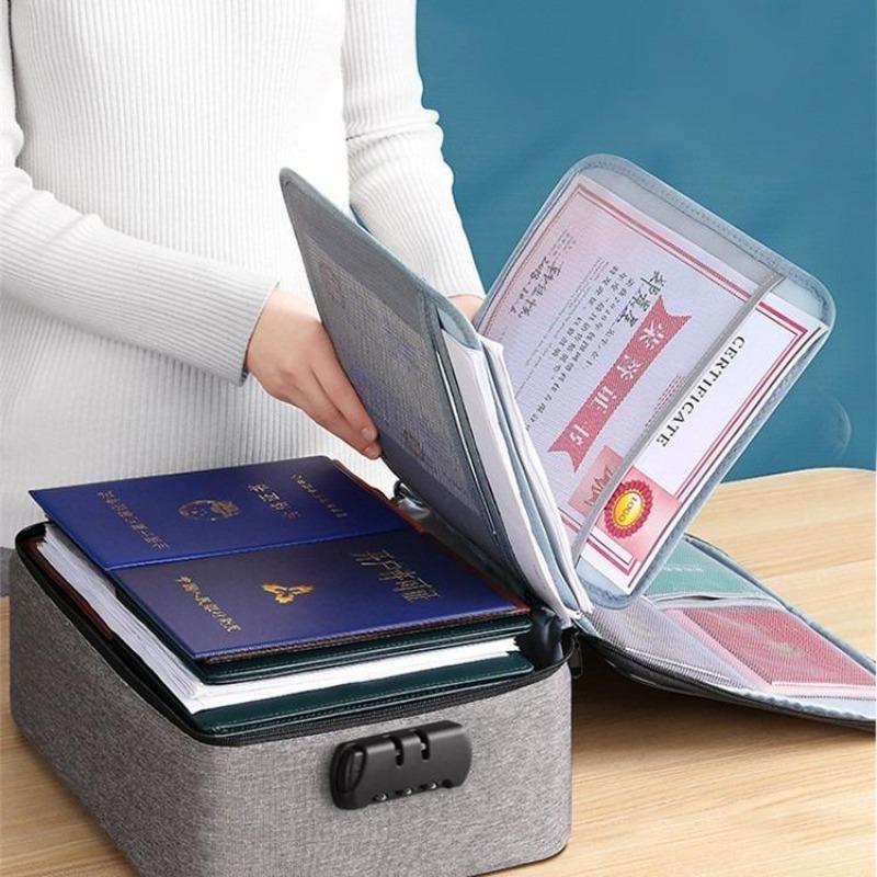 Dokumentenaufbewahrungstasche für Tickets, Kreditkarten, Zertifikate, Ausweise, Ordner, Organizer, Dokumente, Handtasche, Home-Office-Zubehör
