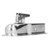 Adjustable Trailer Coupler 3in Channel Secure Coupling for 2in Hitch Ball 3500lbs Weight Capacity