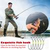 Live Shrimp Hook Fishing Seawater, Glow In The Dark Live Shrimp Hook, Carbon Steel With Barbed Holes