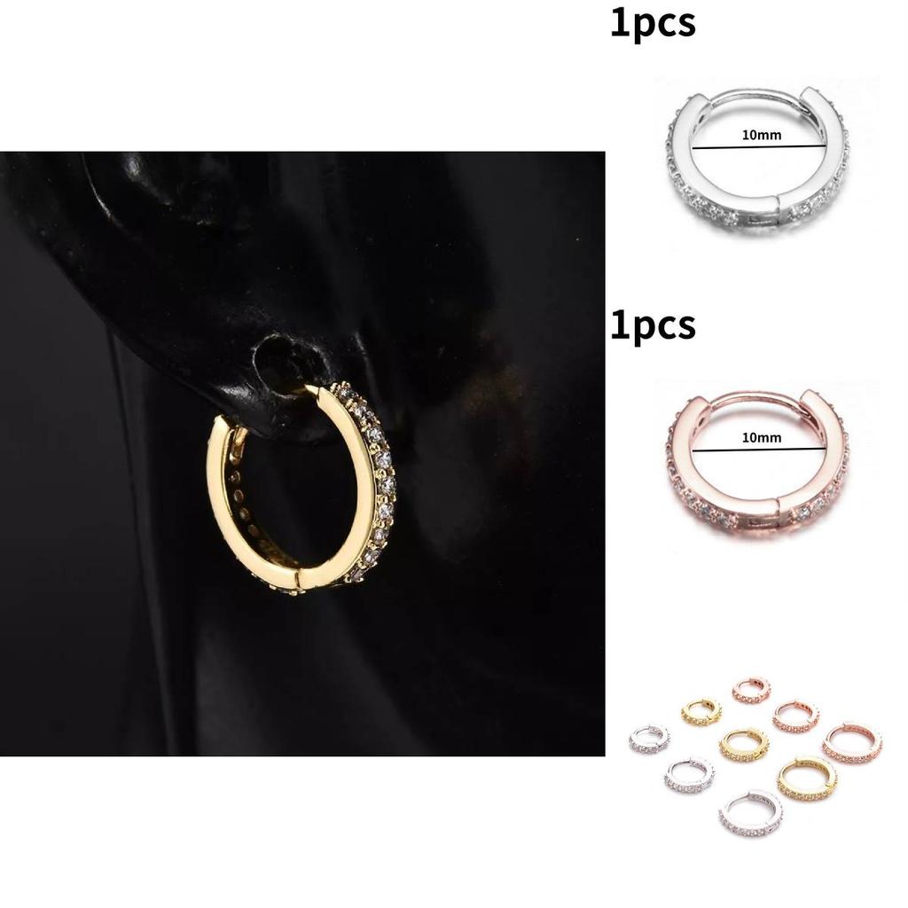 Elegant Geometric Mini Earrings For Women With Sparkling Zirconia And Unique Styles