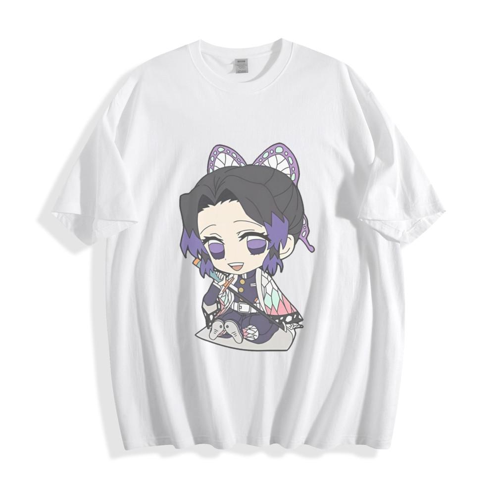 

Demon Slayer Shinobu Kocho Chibi T-Shirt - Elegant Insect Hashira Unisex Tee 4XL