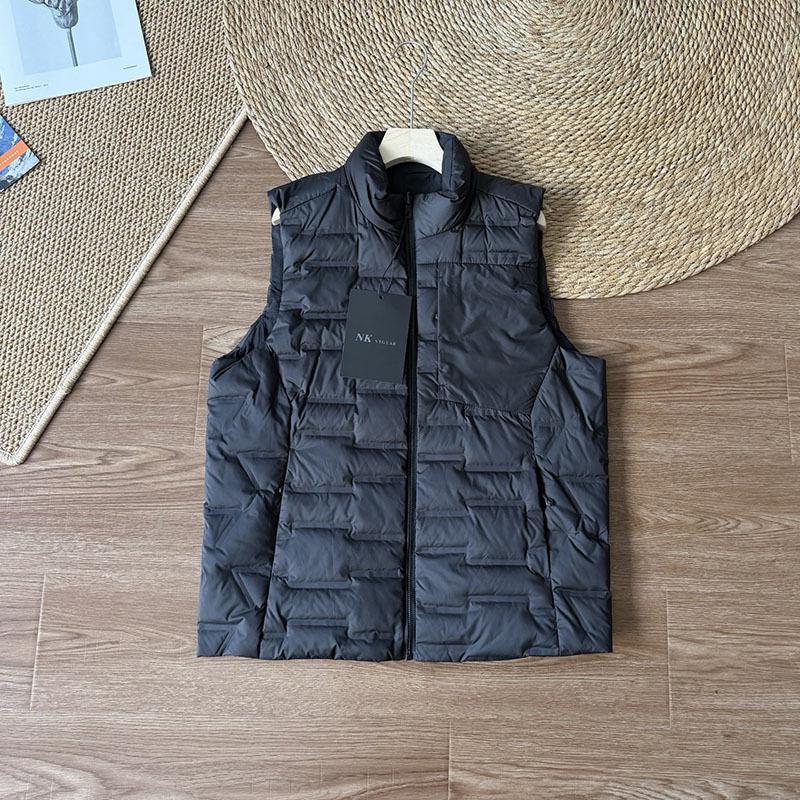 2025 Autumn/Winter Double-Sided Solid Color Unisex Down Vest