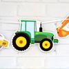 Seven Car Excavator Truck Garland Paper Birthday Banner for Birthday Party Decoration truck banner birthday party supplies