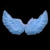 Adjustable Angel Wing Straps 2Pcs Feather Wings for Women Girls Fairy Costume Compact with Elastic Halloween Cosplay Party Stage Performance
