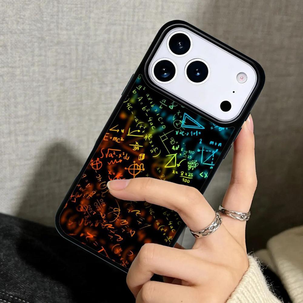 Capa Case for iPhone 17 Air 16 Pro Max 15 Plus 11 13 Mini 14 12 Back Phone Cover Science Chemistry