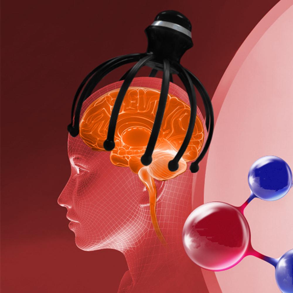 12 Claw Electric Head Massager Neck Massage Scalp Relax Calm Stress Relief USB