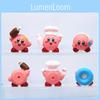 Große Größe Niedlicher Food Kirby Cosplay Hamburger Pommes DIY Figur Anime Charakter PVC Modell 6cm