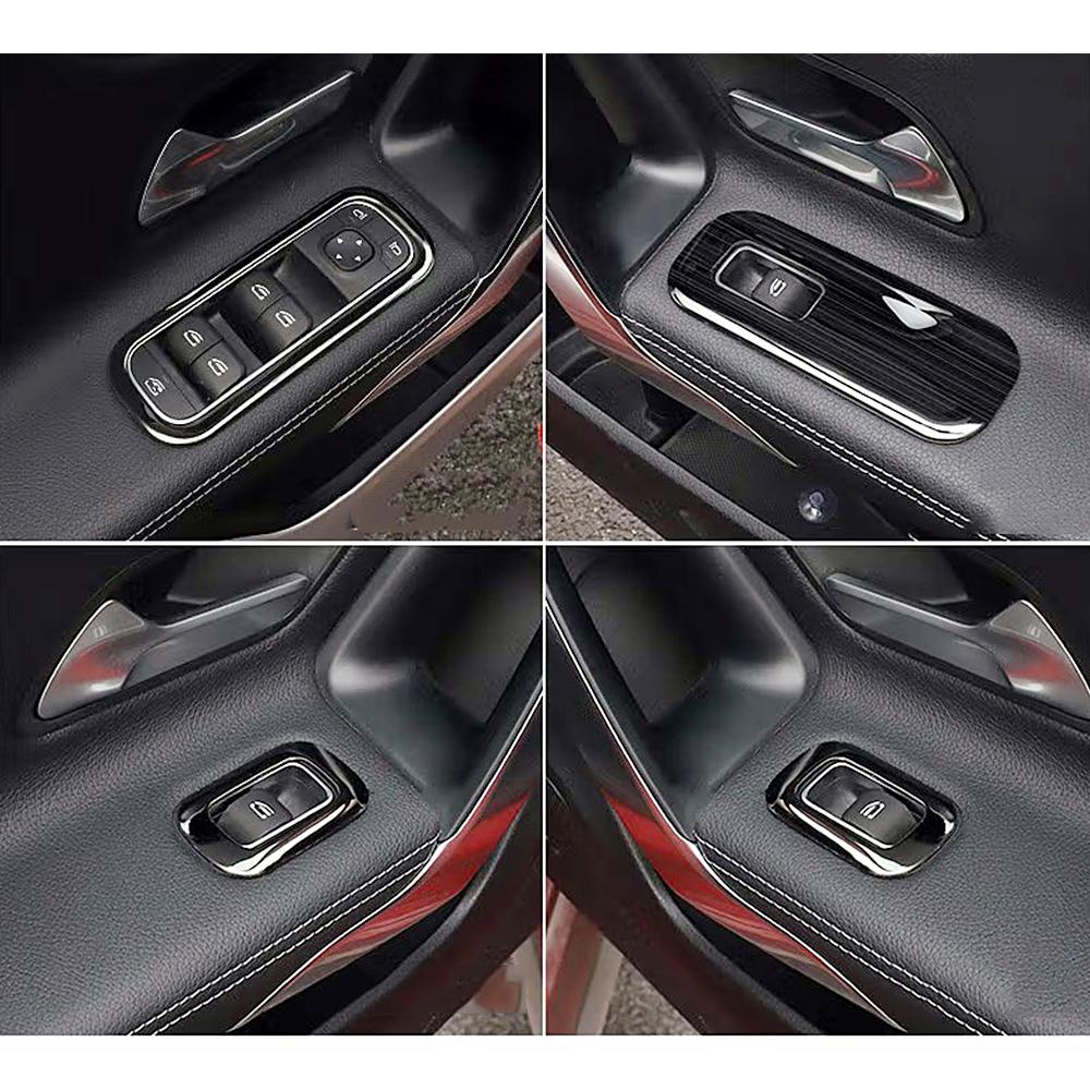 Für Mercedes Benz A-Klasse W177 V177 A180 A200 A250 Autozubehör Mittelkonsole Teilrahmen Refit Trim Edelstahlaufkleber