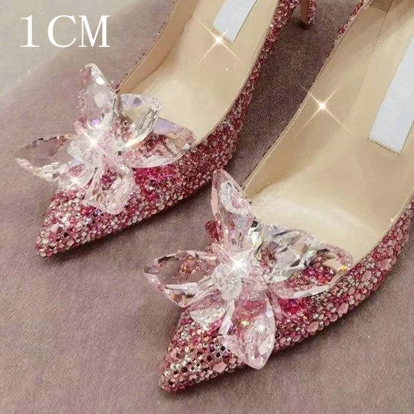 Fashion 2025 New Spring And Autumn Bridal Wedding Shoes Rhine-shaped High Heels Female Stiletto Crystal Pumps