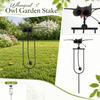 Metal Owl Garden Stake Sculpture Outdoor Yard Decor Flying Owl Design Metal Animal Statue for Garden Lawn Decoration