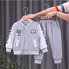 Boys Girls Baseball Clothing Sets Kids Casual Sports Outfits Coat Pant 2Pcs Spring Autumn New Thin Baby Tracksuit Suit