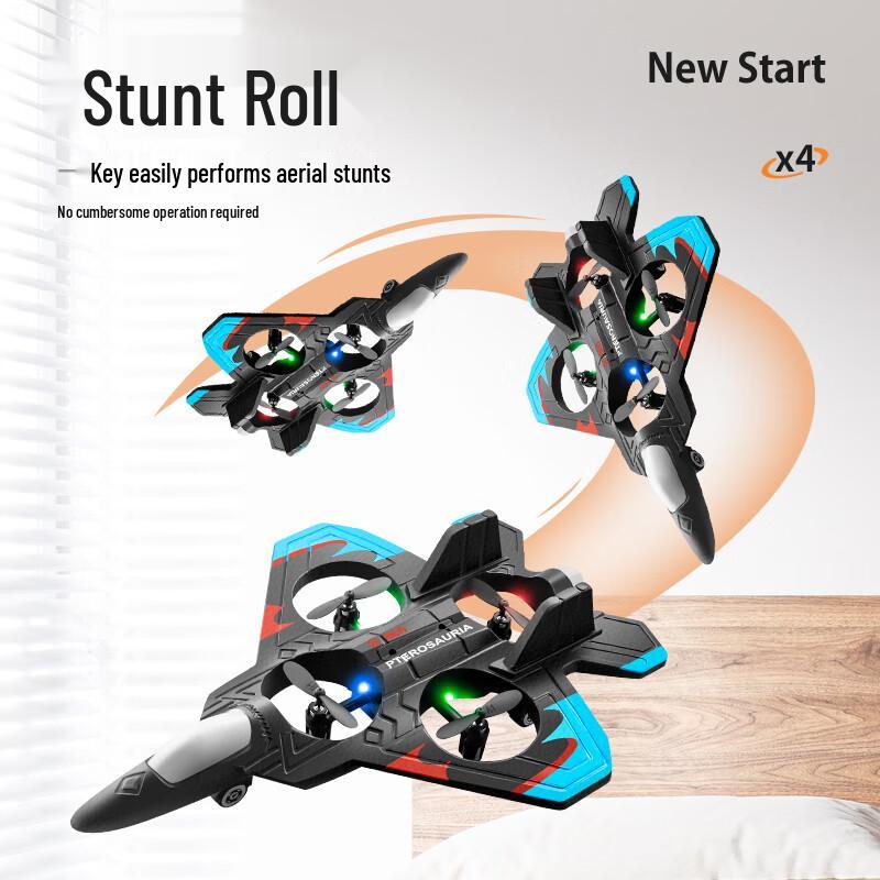 4DRC Fighter Jet Drone with Colorful Lights