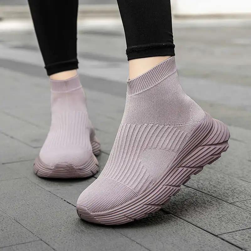 Fashion Super Lightweight Slip On Women's Shoes Luxury Sneakers Loafers Women's Home Shoes Red Tennis For Women Sport Luxus Funky