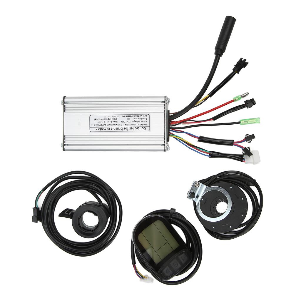 Elektrofahrrad Motorcontroller 22A Rechteckwellen-Controller mit LCD5 Panel für 500W Fahrradmotor-Umrüstung