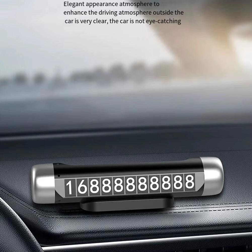 3 In 1 No-Contacted LCD Display Breathalyzer Alcohol Detector Parking Number Plate with Emergency Hammer For Driving Safety