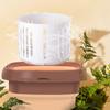 New Folding Washing Machine Portable Mini Socks Underwear Cleaning Machine Chocolate Color Home Appliance