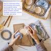 2 Rolls Elastic Fabric Cloth Yarn T Shirt Crochet Yarns Thick Knitting Yarns for DIY Bag Carpet Cushion 7oz/ 200g