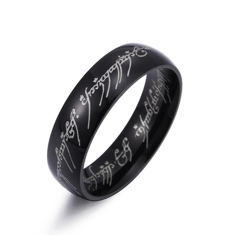 26 Cross-border explosive rings, the same Lord of the Rings wish independent station Amazon hot-selling retro rings
