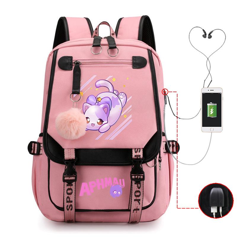 Harajuku Simple And Versatile Junior High School Student Schoolbag Female Lightweight Large-Capacity Junior High School Student Backpack