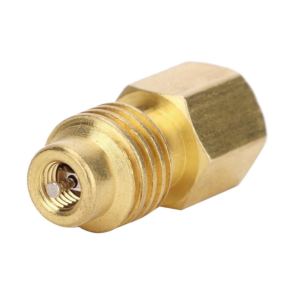 R134A   Conditioner Adapter, 1/4SAE Female To 1/2  Male Adapter Connector for R134A Car   Conditioner