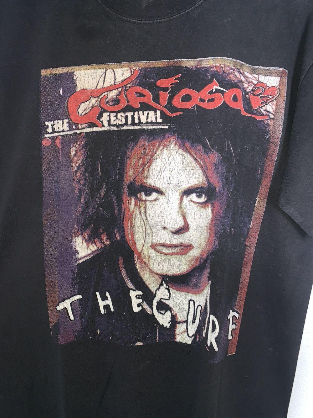 Vintage The Cure Shirt The Cure Curiosa Festival Rock Band Unisex Tshirt KH6342 XL