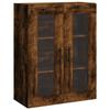 VidaXL Armoire murale chêne fumé 69,5x34x90 cm 828505