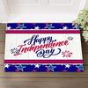 Puerto Rico Welcome Symbol Doormat - Cultural Non-Slip Floor Mat for Bedroom - Washable Holiday Home Decor Carpet Rug Mat