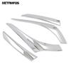 Rear Light Lamp Eyelid Eyebrow For Mitsubishi Outlander 2016-  Chrome Taillight Strip Trim Bezel Accessories Car Styling