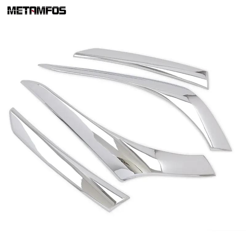 Rear Light Lamp Eyelid Eyebrow For Mitsubishi Outlander 2016-  Chrome Taillight Strip Trim Bezel Accessories Car Styling