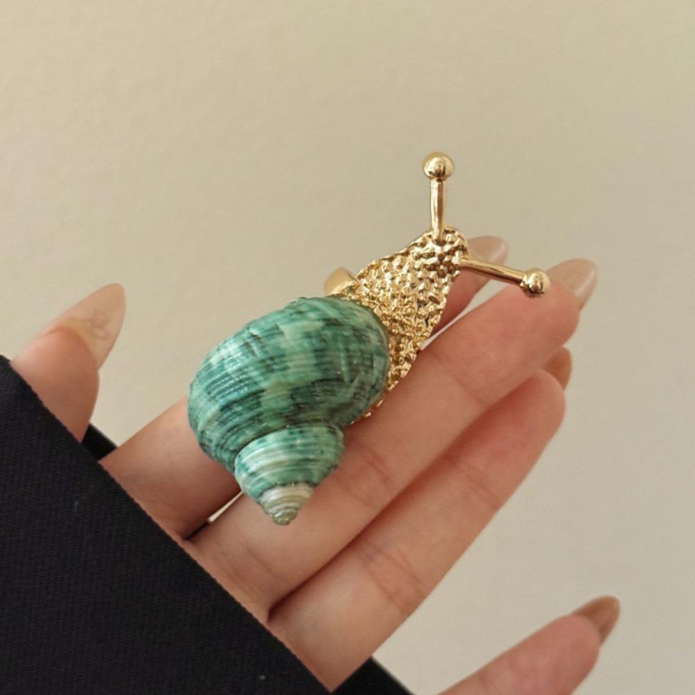 Korean Style Shell Snail Ring Jewelry Accessories Bohemia Finger Ring Ocean Animal Ring Couple