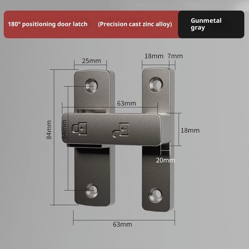 Riegel Riegel Innentür Nicht-Stanz Türschloss Badezimmer Schiebetür Schnalle Schiebetür Schnapper Altmodisch Aufputz Zimmertür