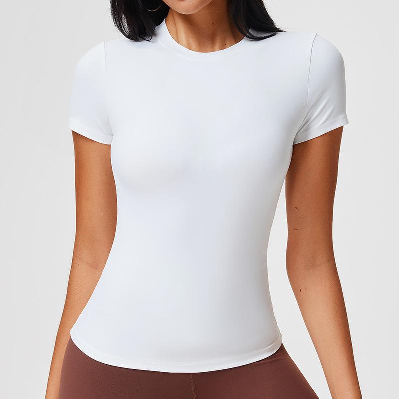 Slim Fit Sports Short Sleeve – Quick Dry Athletic Shirt – Sweat Wicking & Stretchy – Ideal for Crossfit Pilates Daily Training