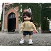 2 Piece Doll Clothes - Striped Short Pants Outfit Set for