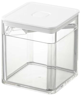 Yamazaki Jitsugyo 5465 Kaşık ve Çay Yaprağı Antioksidan Valfli Hava Geçirmez Saklama Kabı, Beyaz, Yaklaşık. G9.2XD9.2XY10.2cm, Kule, Kare,