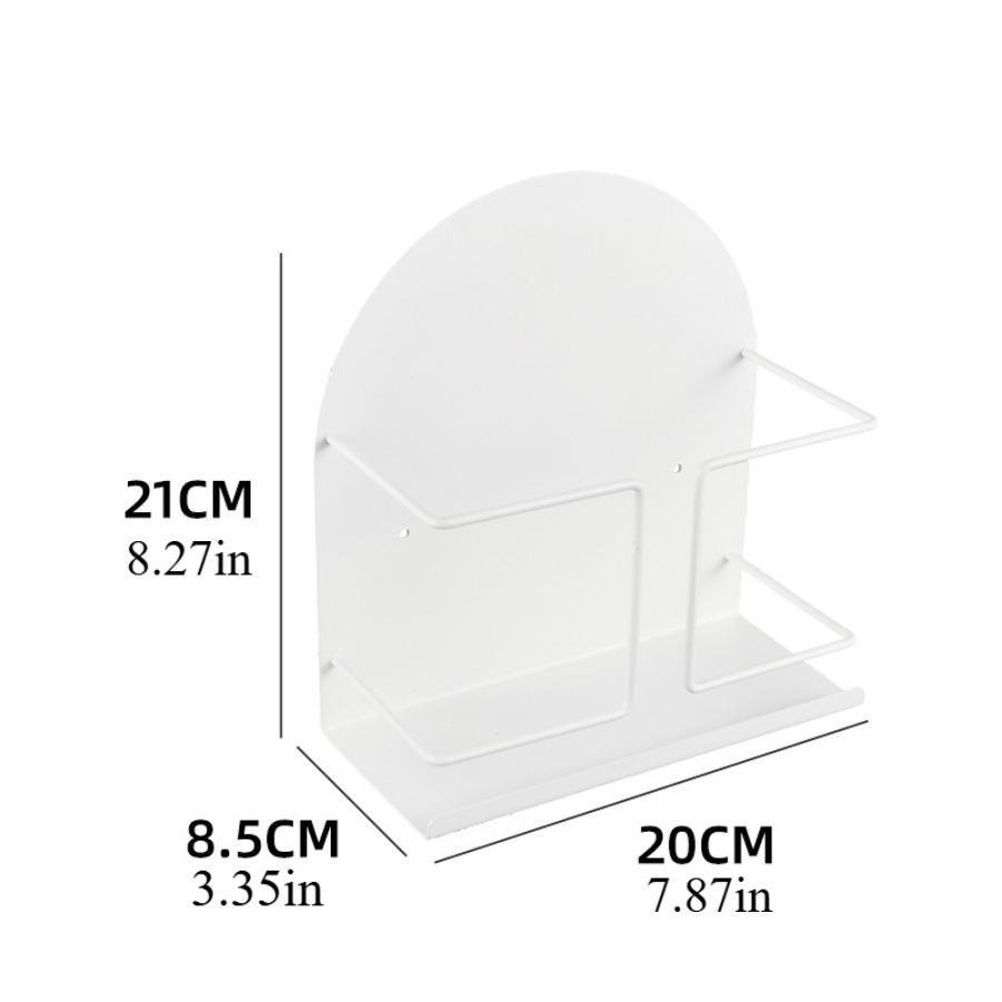 Fridge Storage Shelf Home Kitchen Organiser Wall Mounted Magnetic Shelf Side Magnetic Refrigerator Shelf