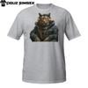 Streetwear Tiger T-Shirt Mens Womens Tees Top – Cool Urban Headphones Jungle Cat Tee