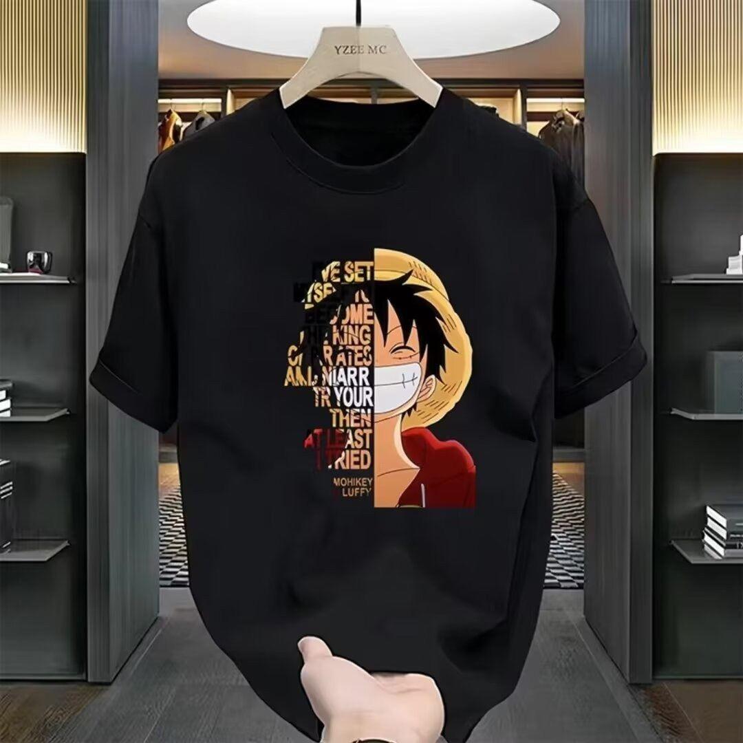 

Летняя новая футболка с коротким рукавом, с принтом, модная, свободная, повседневная, модная футболка 6XL