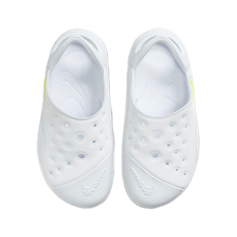 Nike Aqua Swoosh Sandal PS White Volt Kids Sneakers Grey Pure-Platinum FN0876-100