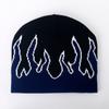 Autumn New Knitted Hat Men's Hip-hop Street Flame Pullover Hat Winter Outdoor Riding Hat Versatile Brimless Hat