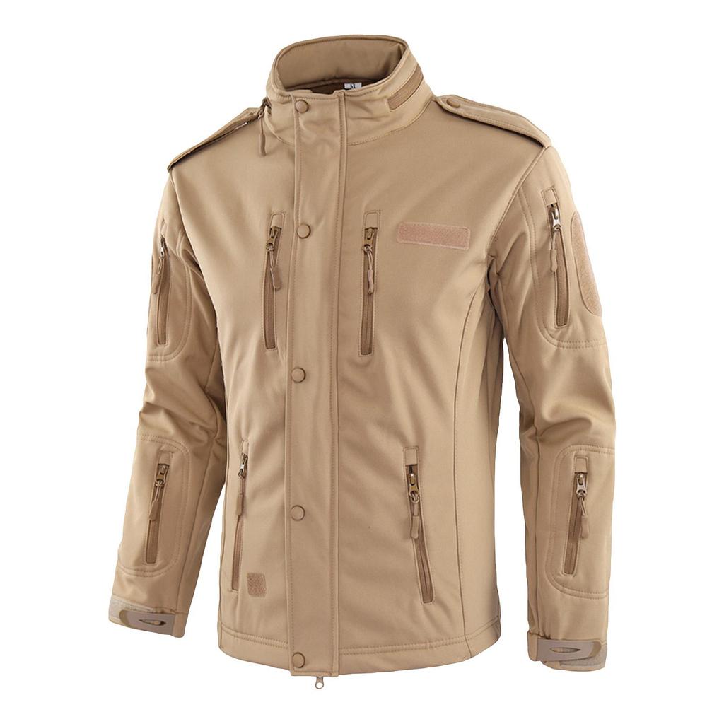 Men'S Loose Jacket Men's Winter Autumn Waterproof Hiking Jackets Fashionable Multi Pocket Hooded Jacket Fishing Camping