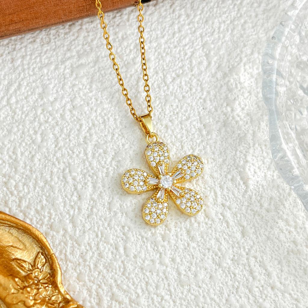 Necklace Sunflower Necklace Accessory Women's Fashion Versatile Necklace
