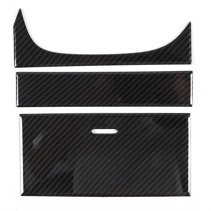 

For Jaguar F-TYPE 2013-2024 ABS Carbon Fiber Car Center Console Cup Holder Storage Box Panel Cover Trim Sticker Car Accessories