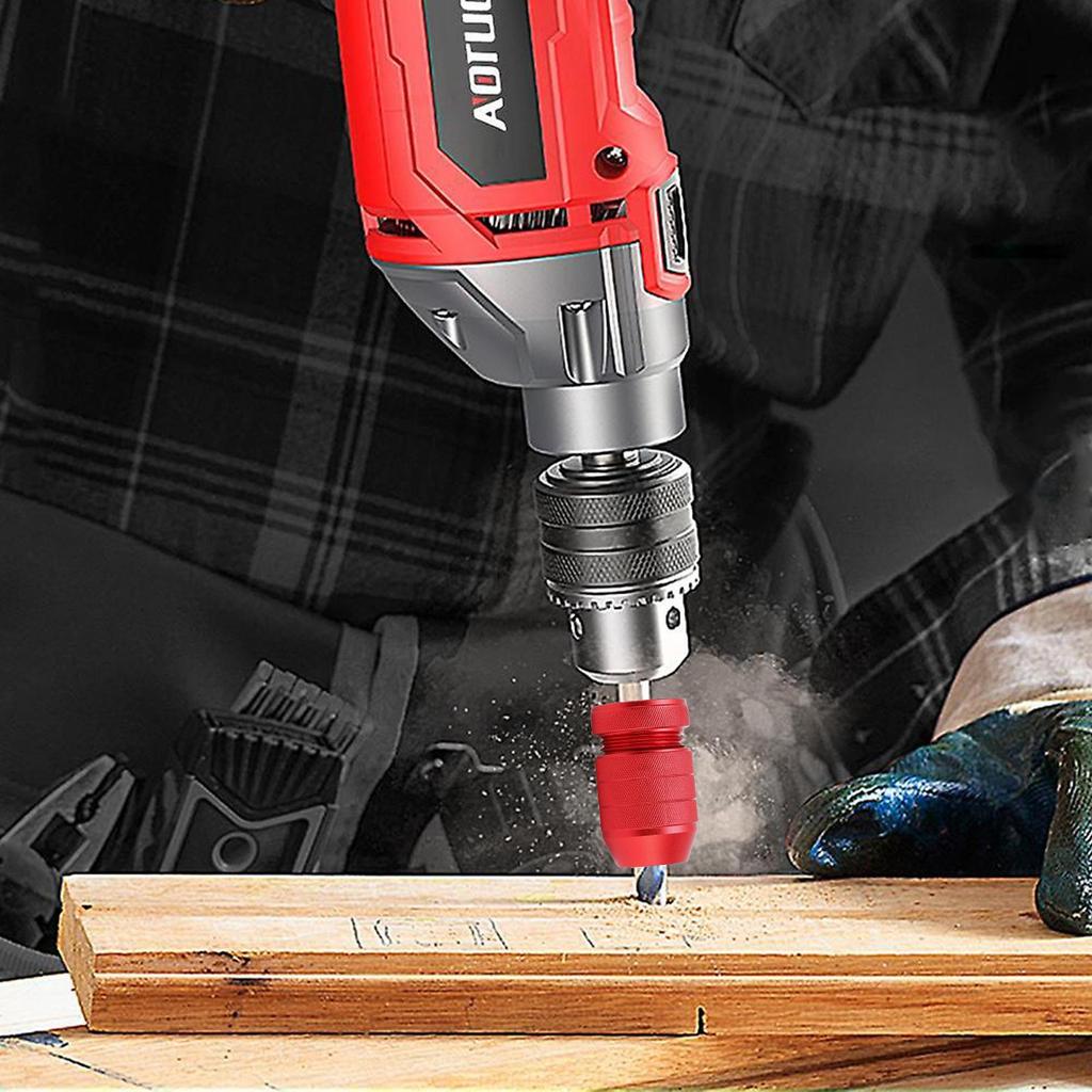 Adjustable Drill Bit Stop Collar Woodworking Positioning Clamp Aluminum Alloy Depth Stop Ring Fixing Tool