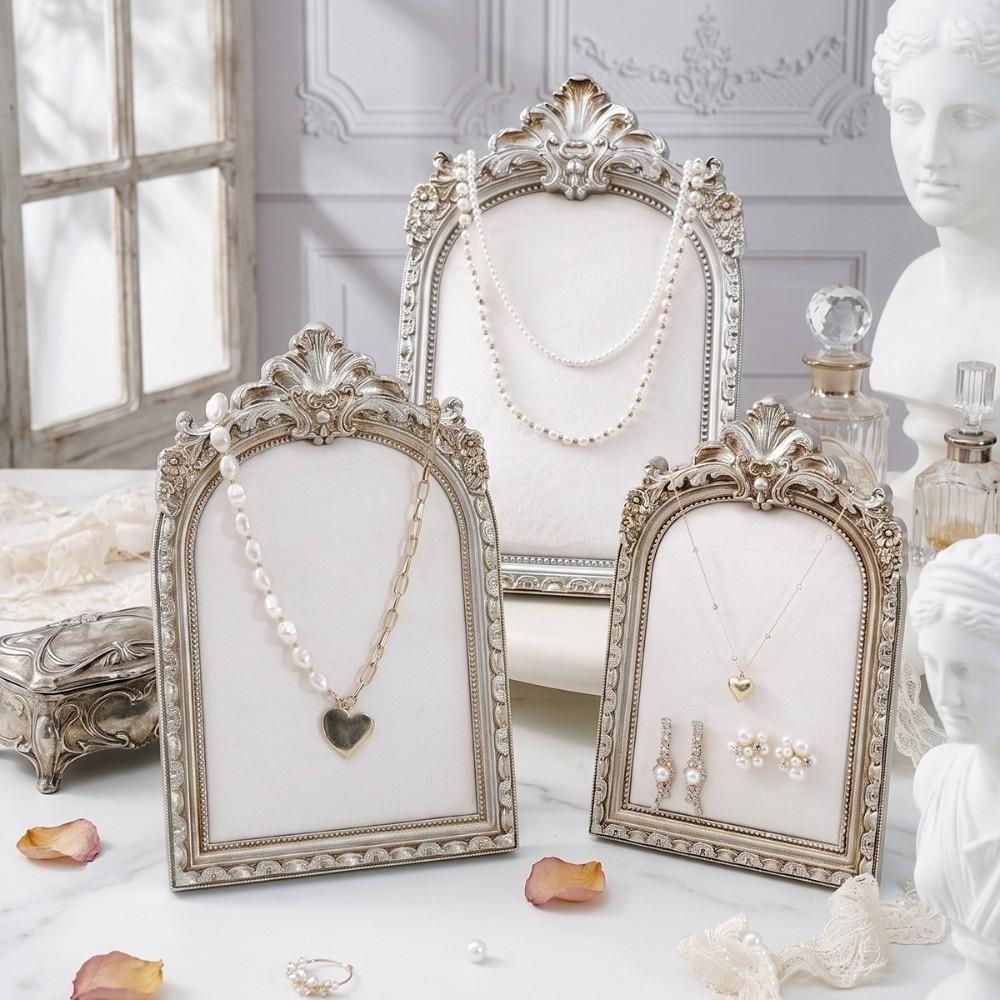 Velvet Lining Jewelry Storage Rack Earring Organizer Stand  Photography Prop