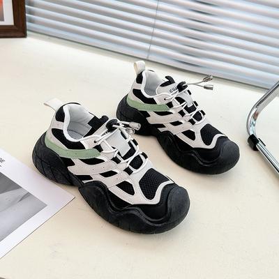 INS New Dad Shoes Women's Autumn Sports Running Shoes Casual Platform Height-Increasing Fashion Shoes