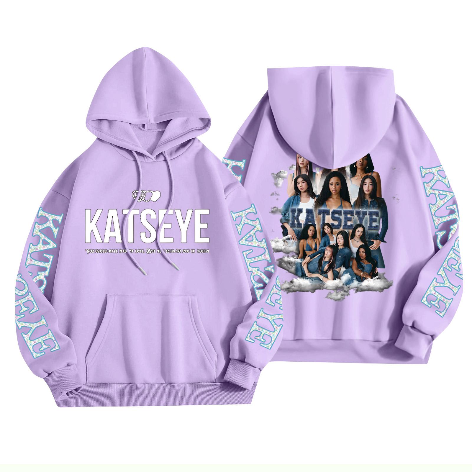 

Унисекс Модный Легкий Пуловер с Длинным Рукавом и Карманами Толстовка с Принтом S фиолетовый