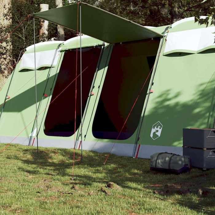 VidaXL Tunnel Camping Tent 8 Person Green Waterproof, Tent, Garden Tent, Outdoor Shelter, Camping Tent, Shelter 94616