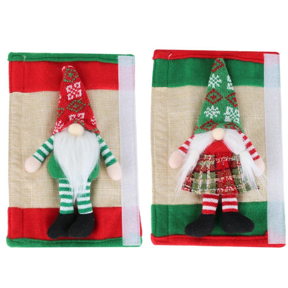 

2pcs/set Multifunctional Christmas Refrigerator Handle Cover Fridge Door Knob Protector Christmas