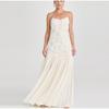 3D Flower Patchwork Long Dress Women Spaghetti Strap Sleeveless Backless Elegant Evening Dresses