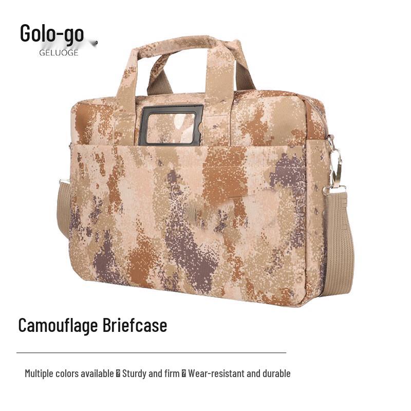 Geluoge Camouflage Laptop Briefcase